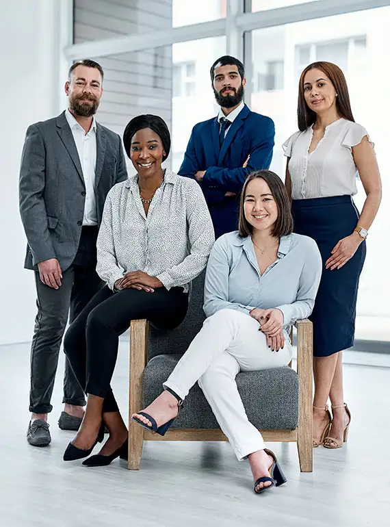 group of business people who work to make healthcare affordable