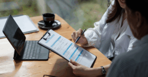 Arizona family reviewing healthcare costs before deductible reset in January